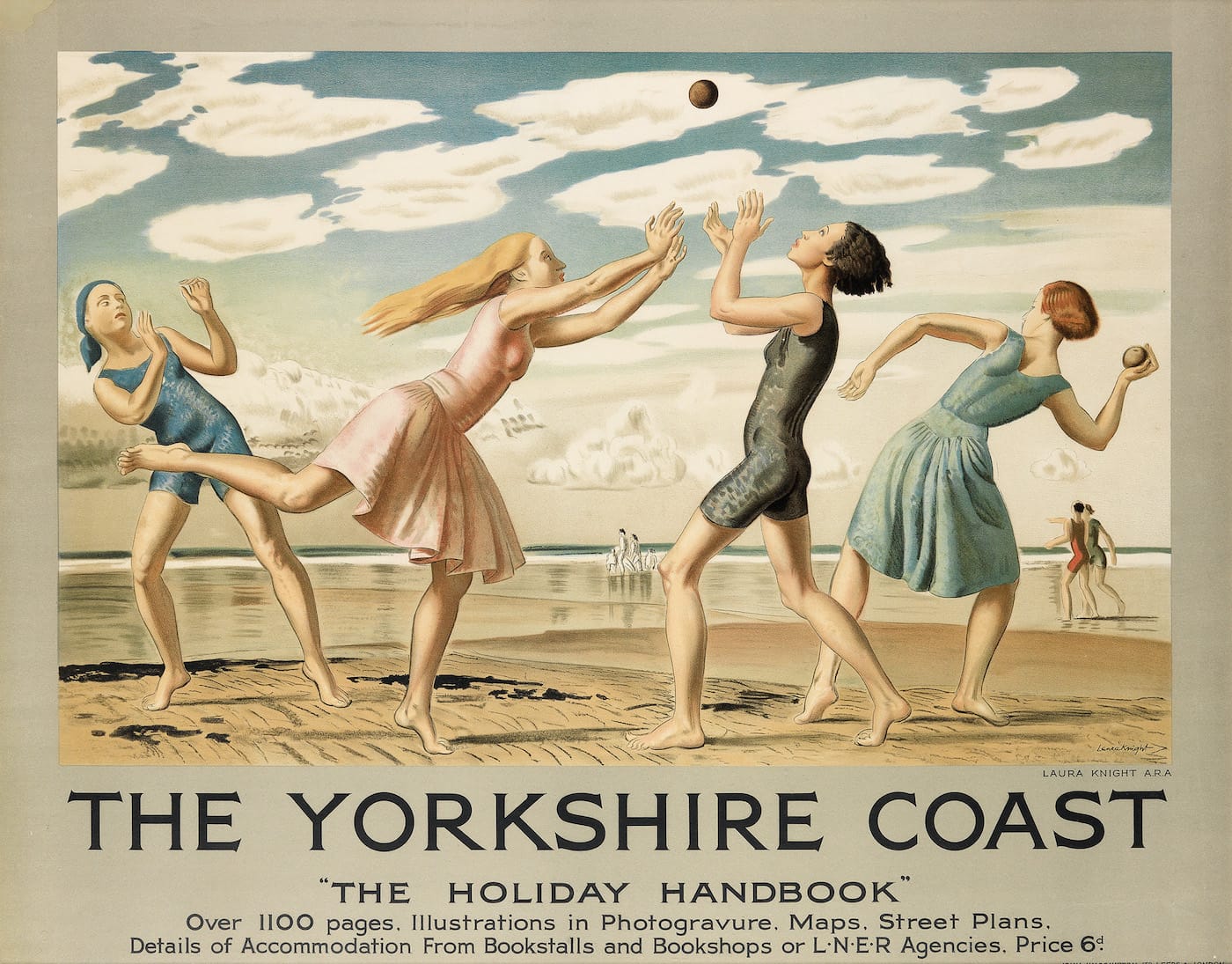 Laura Knight, "The Yorkshire Coast" (1929), estimate $4,000 to $6,000