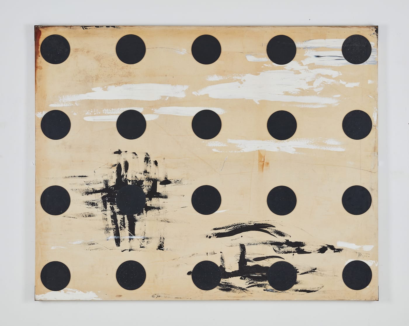 Kim Yong-Ik, "Untitled" (1991), mixed media on canvas (photo by Keith Park, courtesy of the artist and Kukje Gallery)