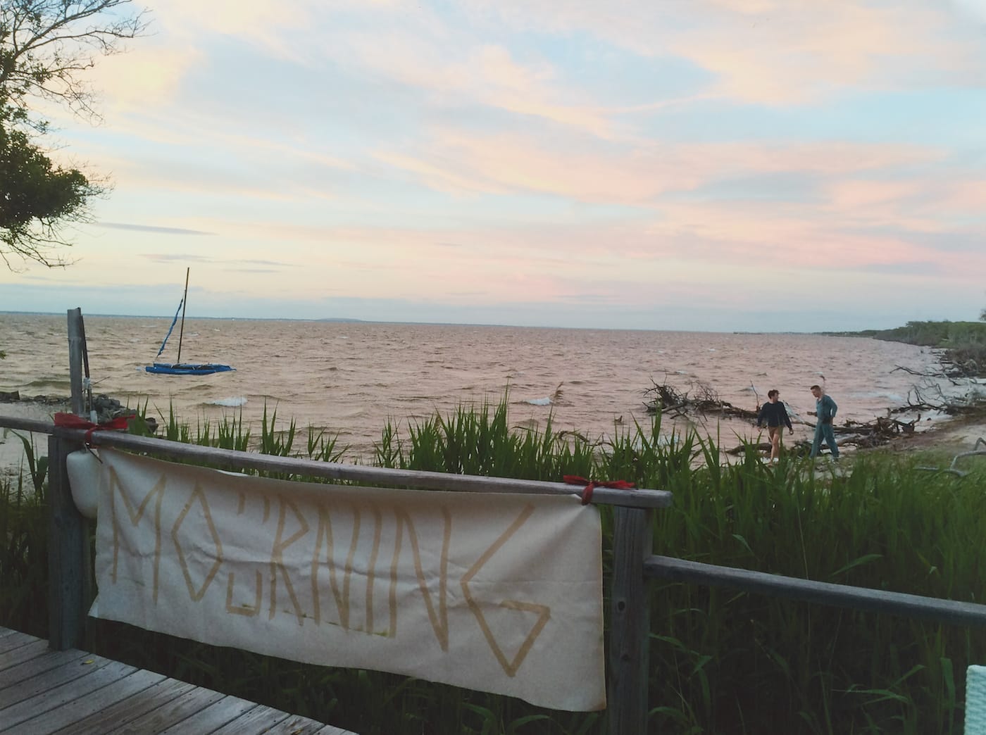 A.L. Steiner, "Untitled (MO:)RNING)" (2016), color pigment print, 18 x 24 in