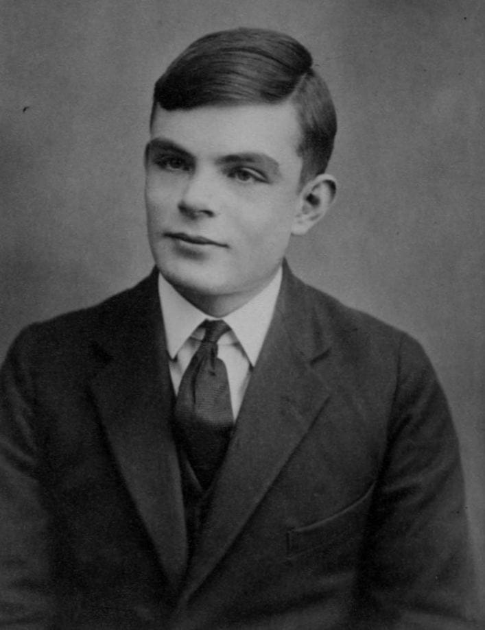 Alan Turing in the 1920s (via Wikimedia)