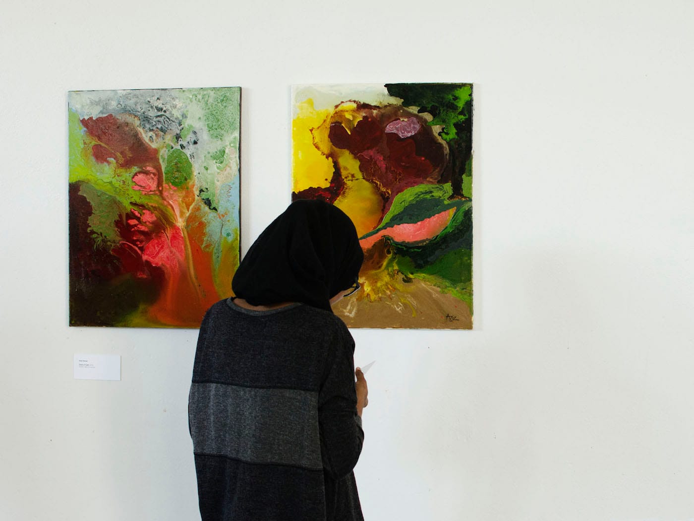 Works by Aziz Osman in 'Anomalous Expansion' (all photos courtesy Mohamud Mumin)