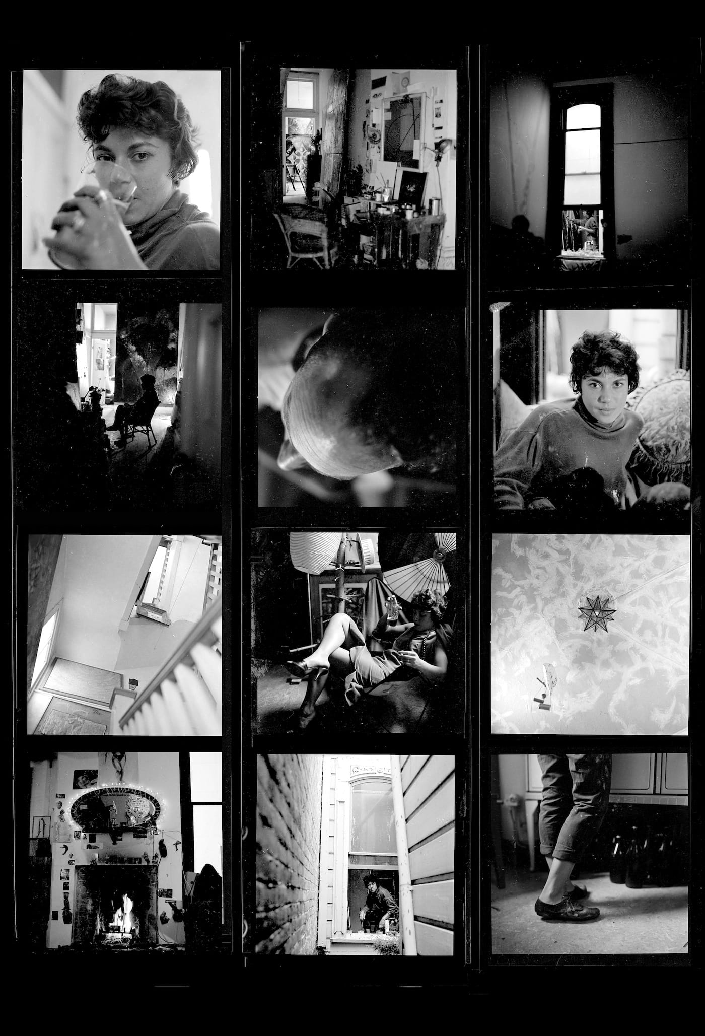 Burchard contact sheet  of Painterland (12 frames)