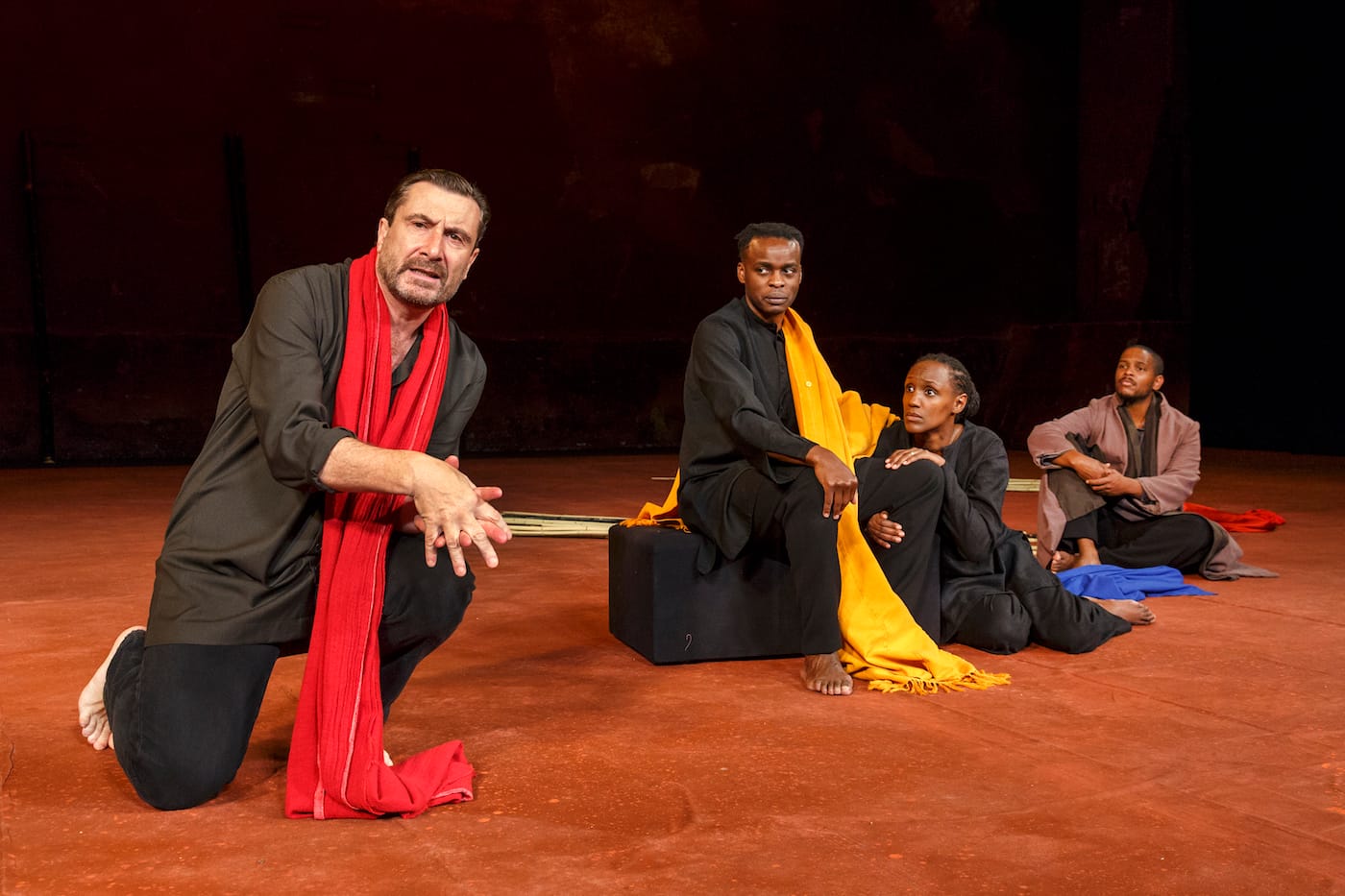 Sean O'Callaghan, Ery Nzaramba, Carole Karemera, and Jared McNeill in 'Battlefield'