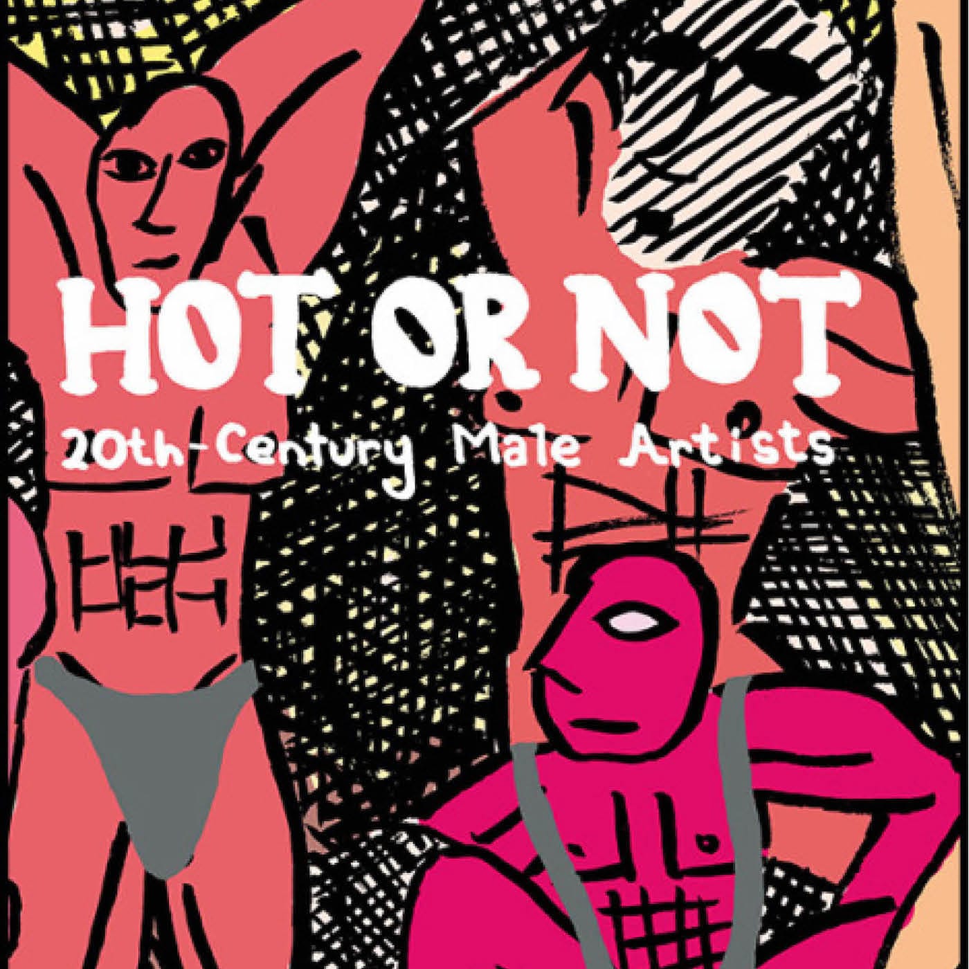 Detail of the cover of Jessica Campbell's <em/>Hot or Not: 20th Century Male Artists (courtesy the artist and Koyama Press)