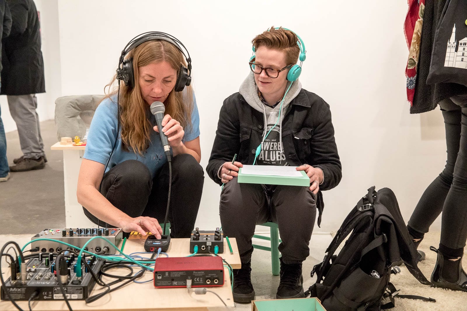 Inside QWERTY's show in ArtHelix