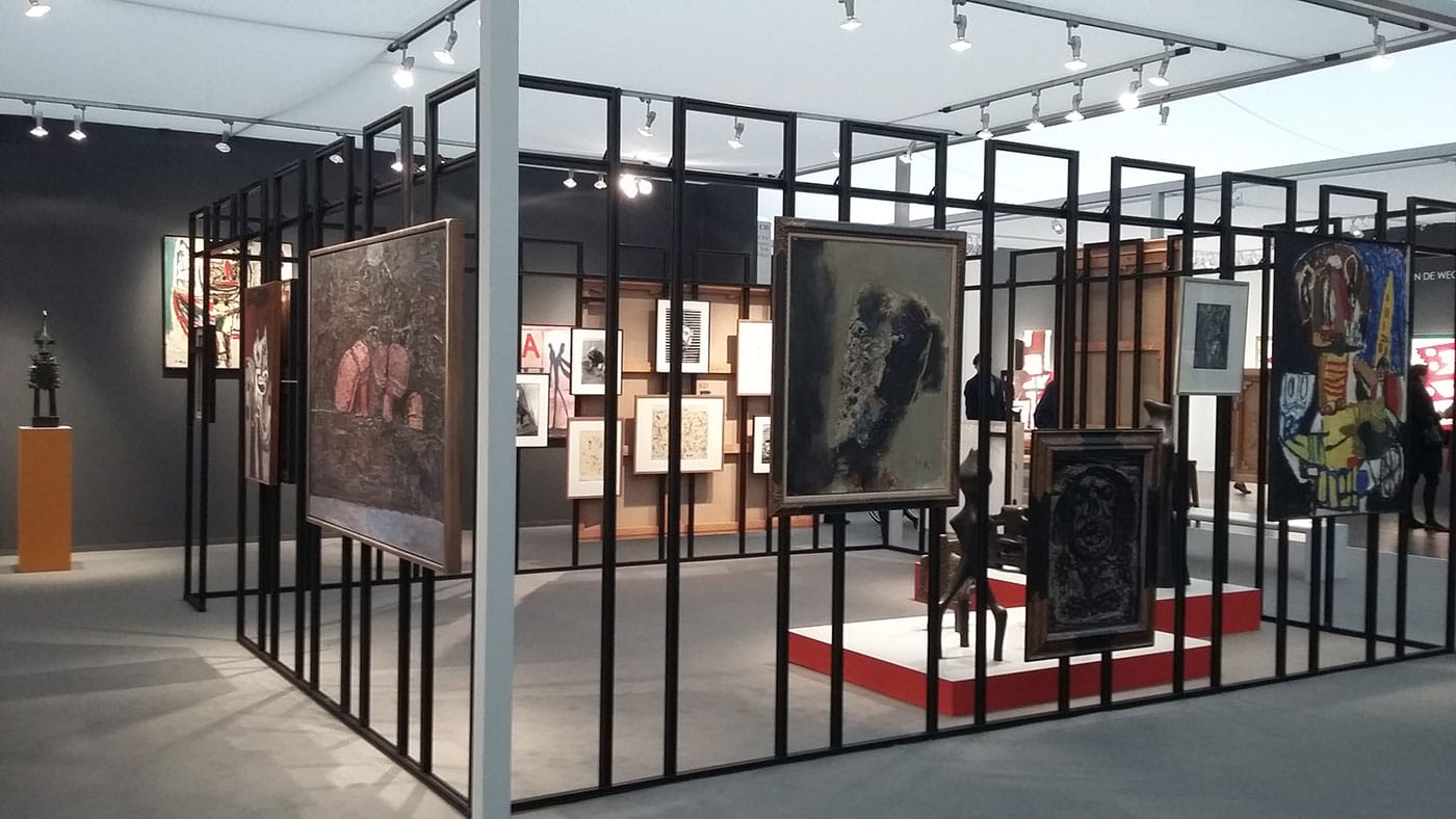 Blum & Poe's booth at Frieze Masters 2016 (all photos by the author for Hyperallergic)