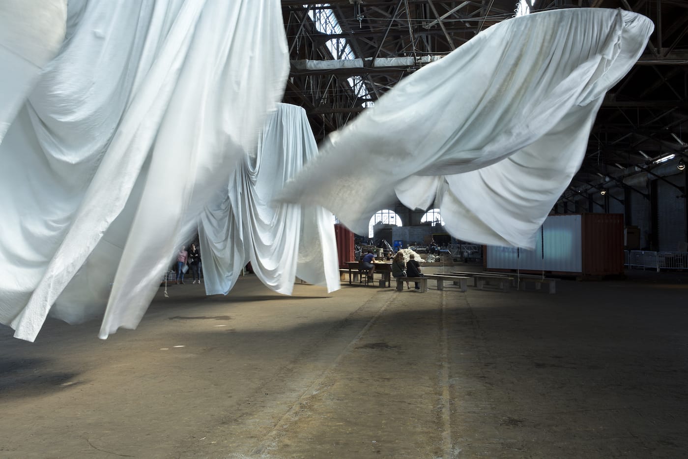 Ann Hamilton, 'habitus' (2016), installation view at Municipal Pier 9 (photo by Thibault Jeanson)