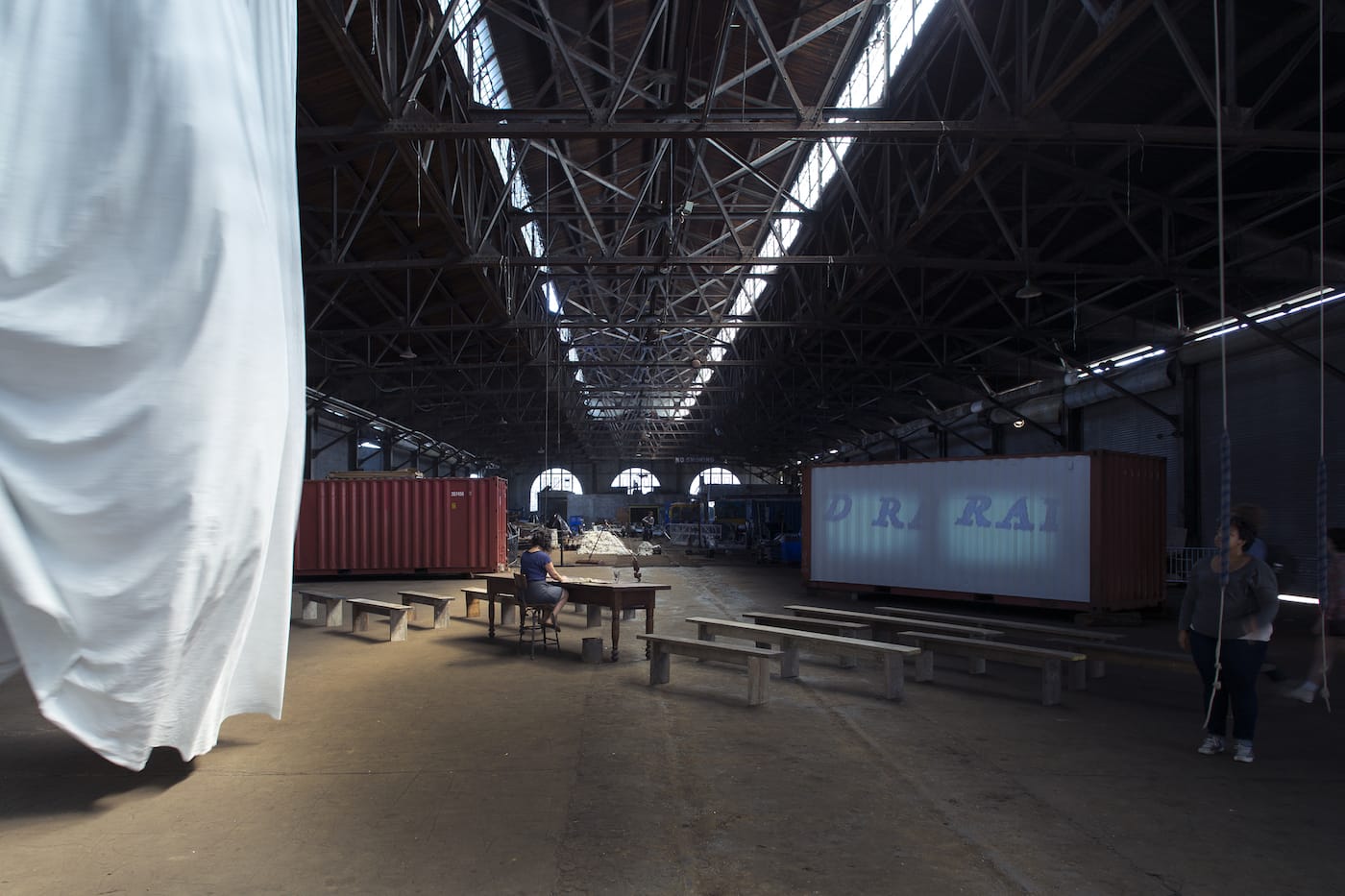 Ann Hamilton, 'habitus' (2016), installation view at Municipal Pier 9 (photo by Thibault Jeanson)