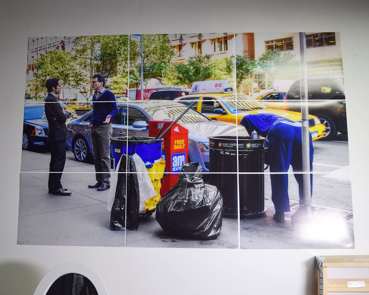 A photo from Moira Pernambuco-Holsten's series 'The Invisibles' in her studio at 540 President Street