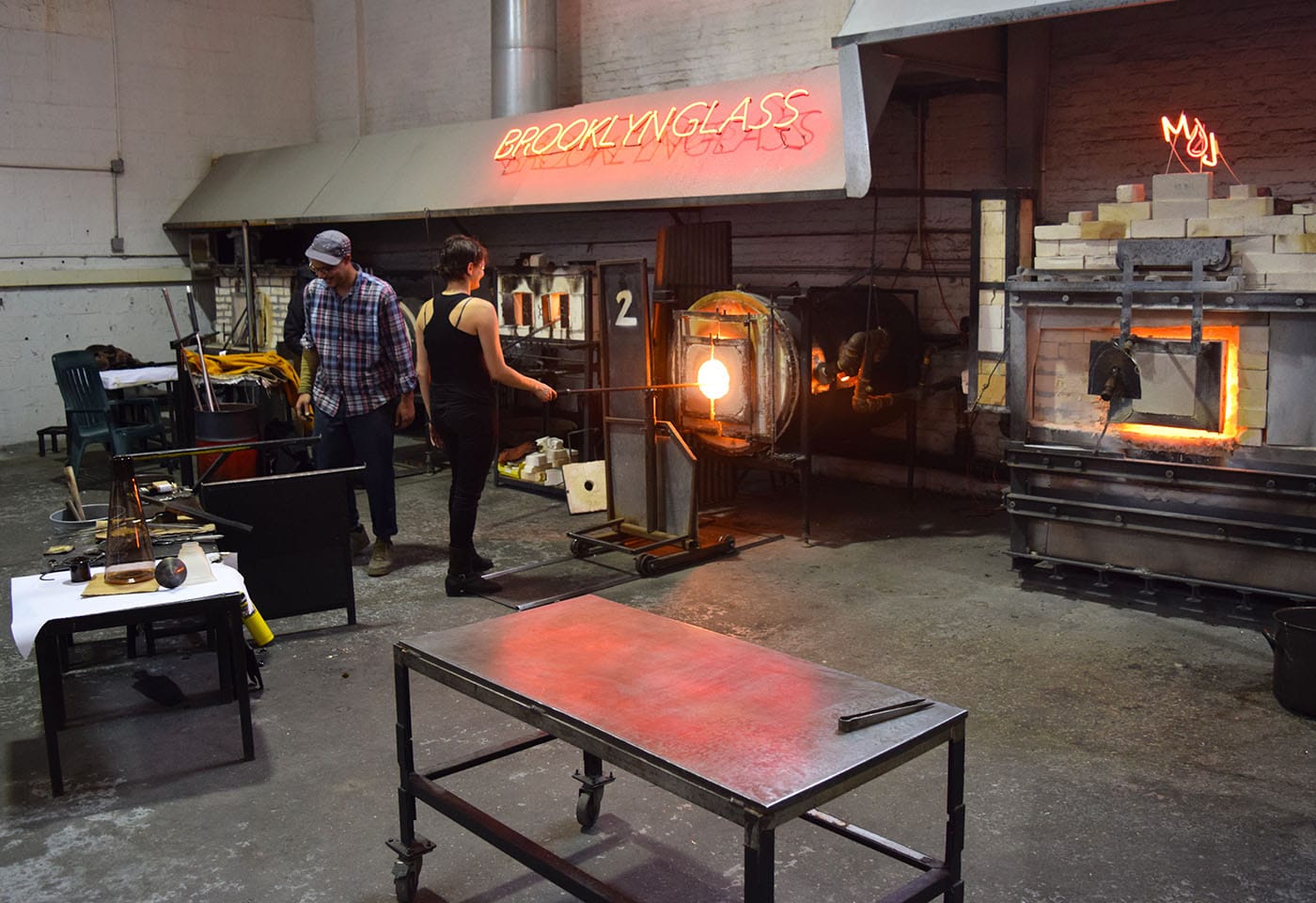 Brooklyn Glass during Gowanus Open Studios 2015