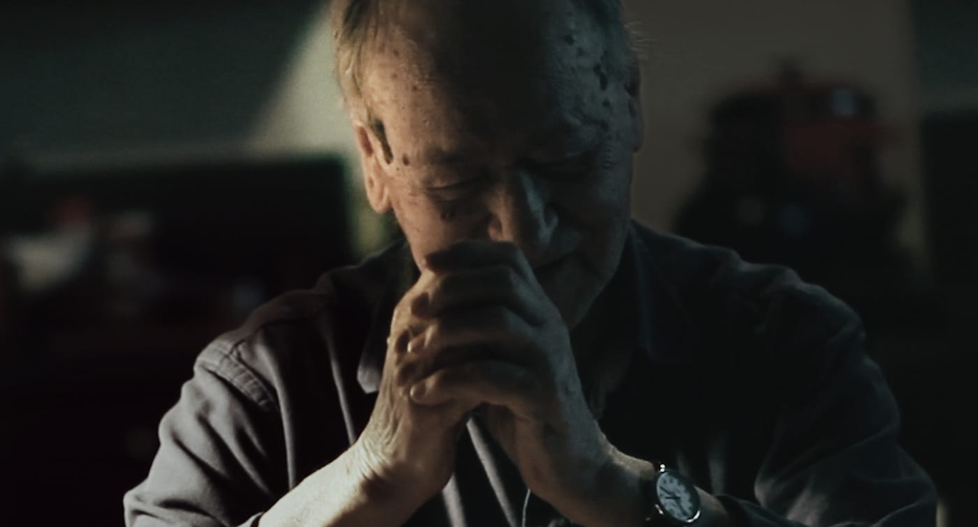 Jonas Mekas in Douglas Gordon's 'I Had Nowhere to Go' (2016) (all images courtesy the artist)