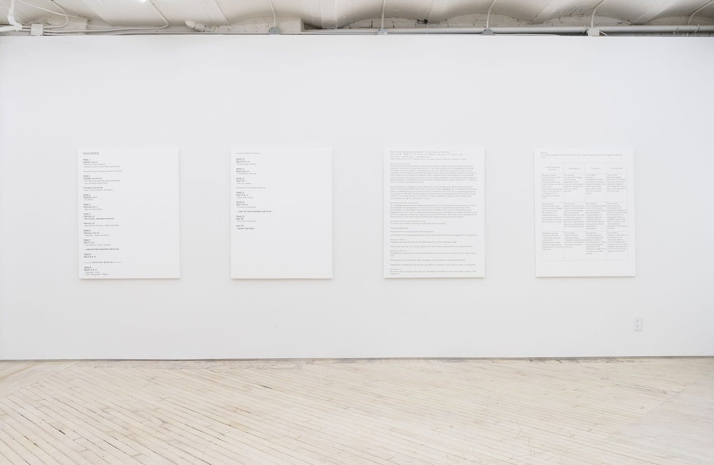 Paintings by Jaya Howey at Bureau (click to enlarge)