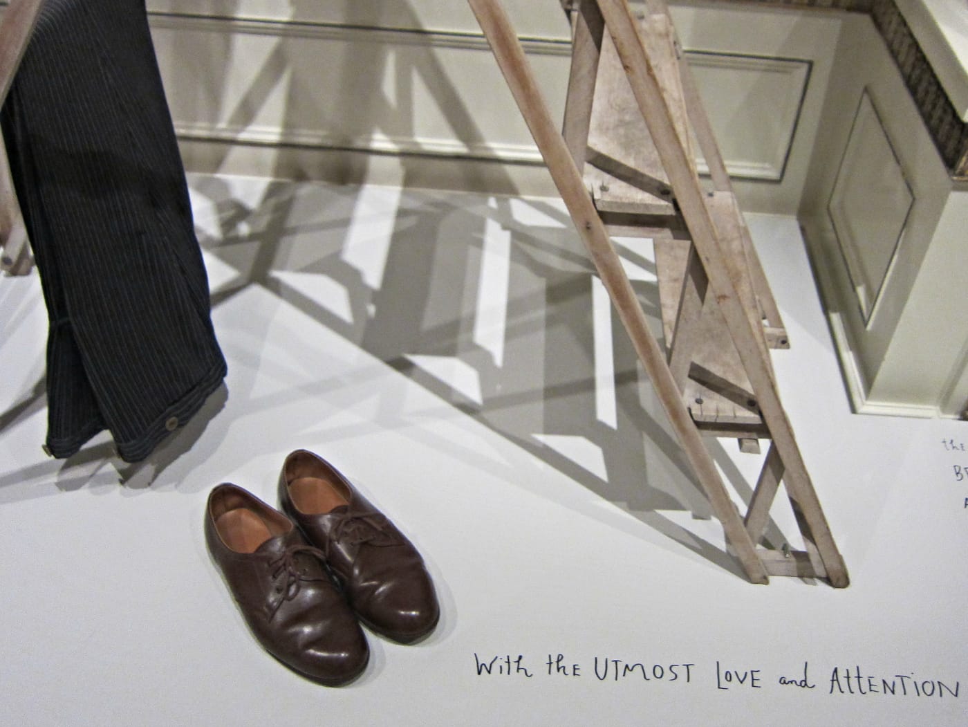 Text in 'Maira Kalman Selects' at the Cooper Hewitt, Smithsonian Design Museum (photo by the author for Hyperallergic)