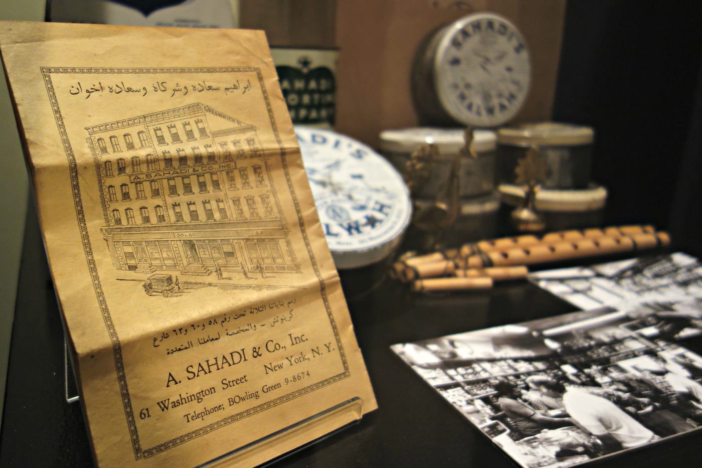 Installation view of 'Little Syria' in the Ellis Island Museum of Immigration