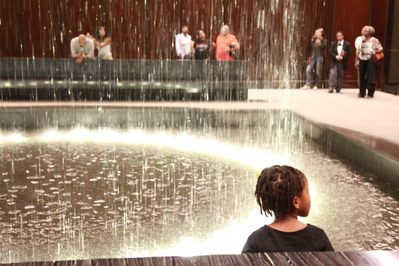 The contemplative court at the National Museum of African American History and Culture