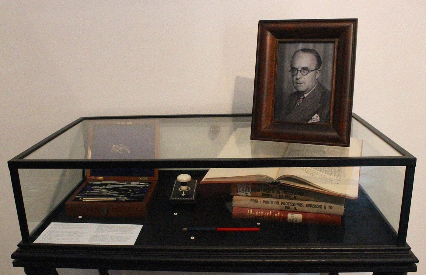 "Instruments of Partition" - Sir Cyril Radcliffe and the tools that divided a nation.