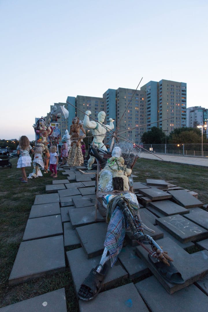 Paweł Althamer, "The Burghers of Bródno"