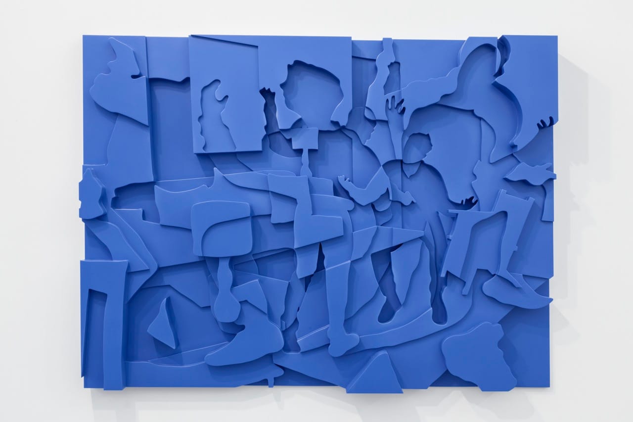 Pieter Schoolwerth, model for 'Leave/Remain' (2016), foam composite (image courtesy Miguel Abreu Gallery)