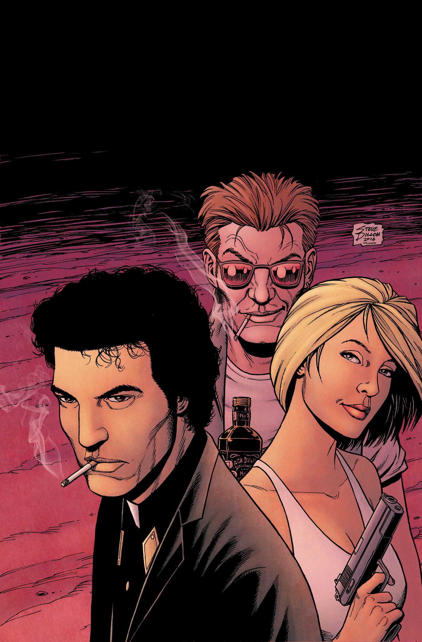 A cover from 'Preacher,' with art by Steve Dillon (image courtesy DC Entertainment)