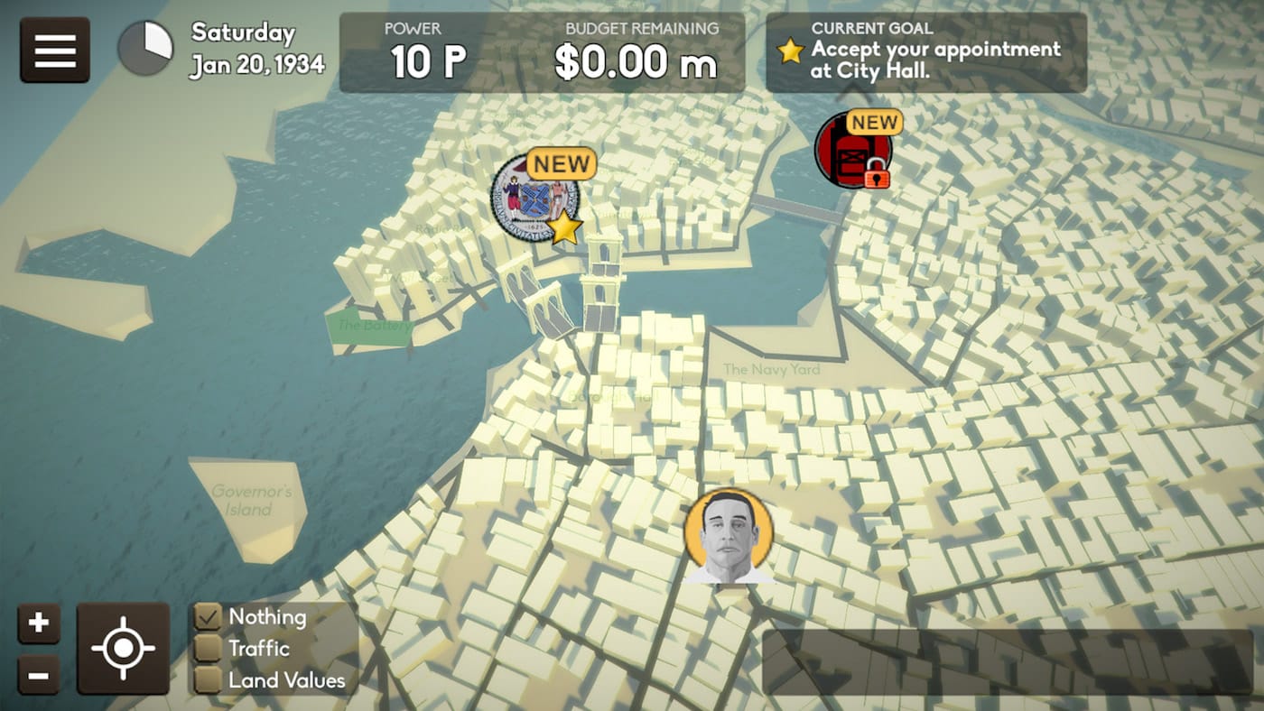 "Good Authority" by Robert Yang and Eddie Cameron, one of the winners of "The Power Broker" game design challenge (courtesy Robert Yang and Eddie Cameron)