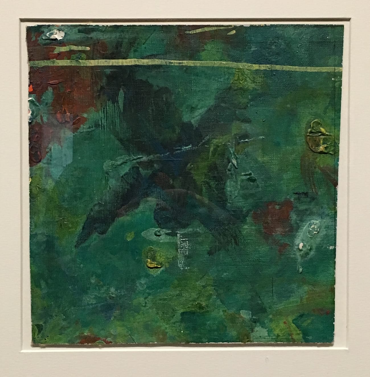 Norman Rockwell, Study for Connoisseur, The Saturday Evening Post, January 13, 1962, Oil on canvas, Norman Rockwell Museum Collection. Wall text: “The borrowing of Jackson Pollock’s style acknowledges a world that Norman Rockwell would never enter. After completing Connoisseur, Rockwell submitted a section of one of his studies to an exhibition at the Cooperstown Art Association in New York, signing the canvas with an Italian signature. It took first prize for painting, and another section of the abstract study, signed under his middle name Percival, won honorable mention at an exhibition at the Berkshire Museum. “If I were young, I would paint that way myself,” Rockwell said of his experiment in a brief note inside The Saturday Evening Post. Upon seeing Rockwell’s Connoisseur at an exhibition at the Danenburg Gallery in New York, Willem de Kooning expressed his admiration for the work.” 