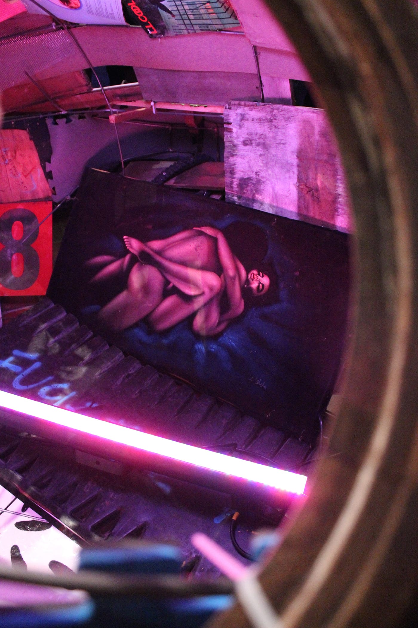 Sleeping Giant, interior view.