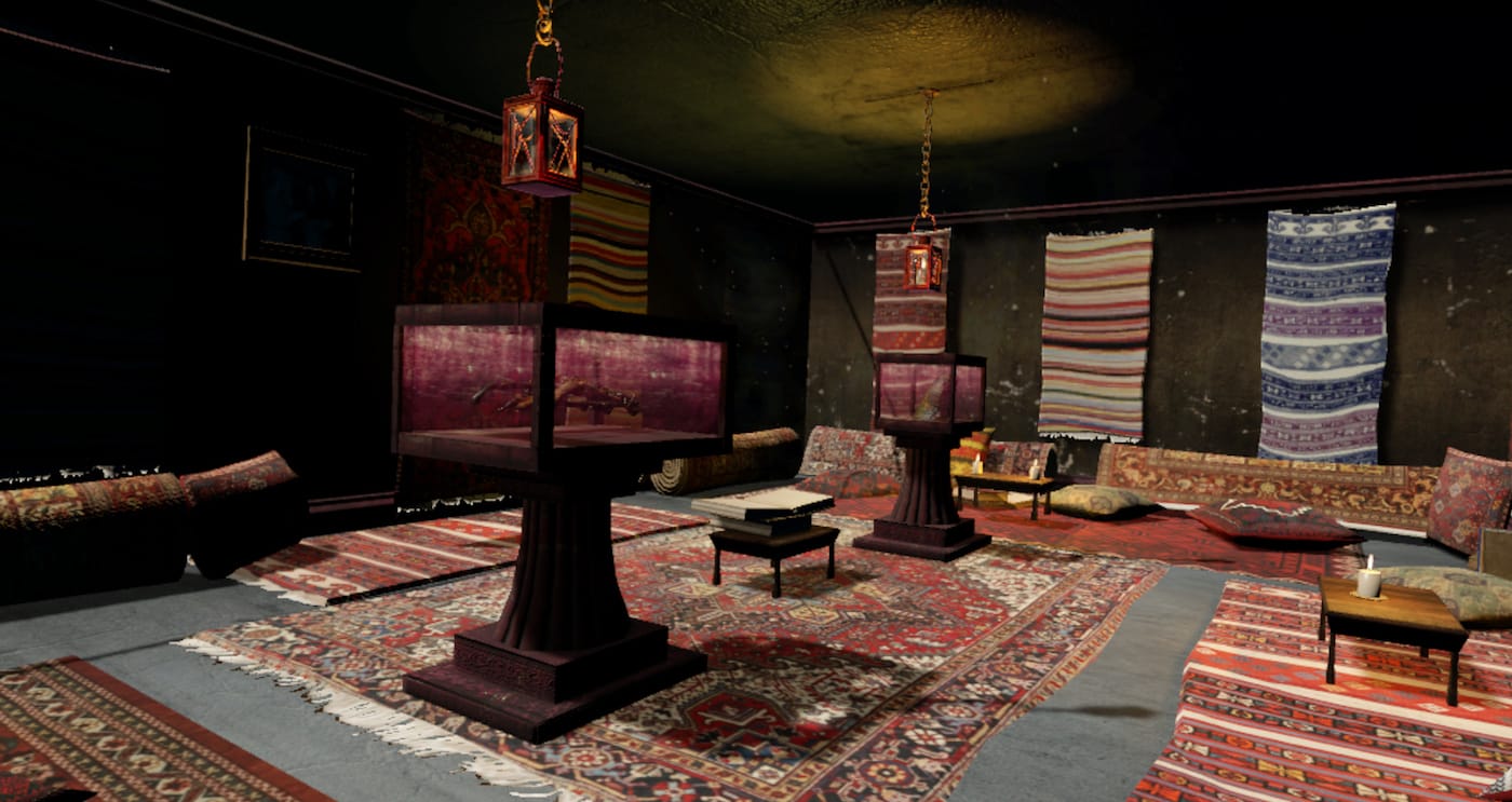 Shezad Dawood, "Kalimpong" (still, 2016), VR environment, duration variable