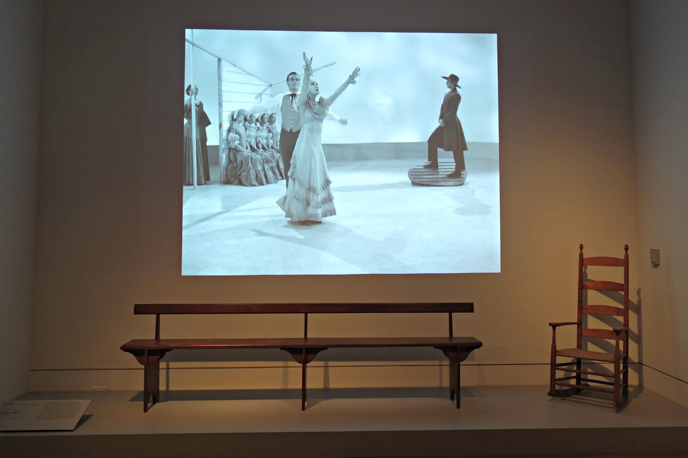 Installation view of 'Simple Gifts: Shaker at The Met' (photo by the author for Hyperallergic)