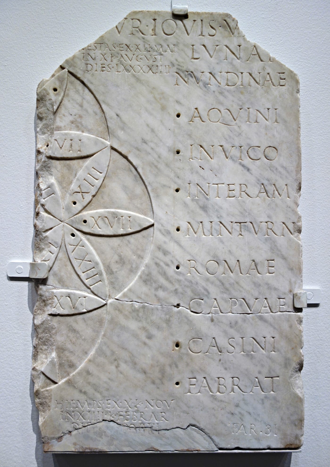 Installation view of 'Time and Cosmos in Greco-Roman Antiquity' at the Institute for the Study of the Ancient World (photo by the author for Hyperallergic)