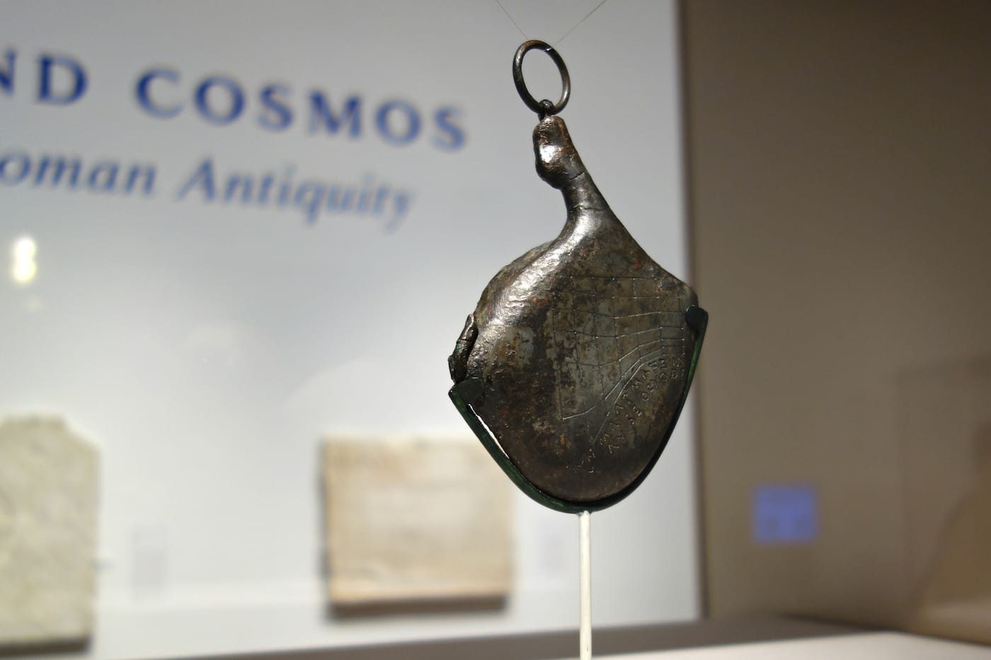 Installation view of 'Time and Cosmos in Greco-Roman Antiquity' at the Institute for the Study of the Ancient World (photo by the author for Hyperallergic)