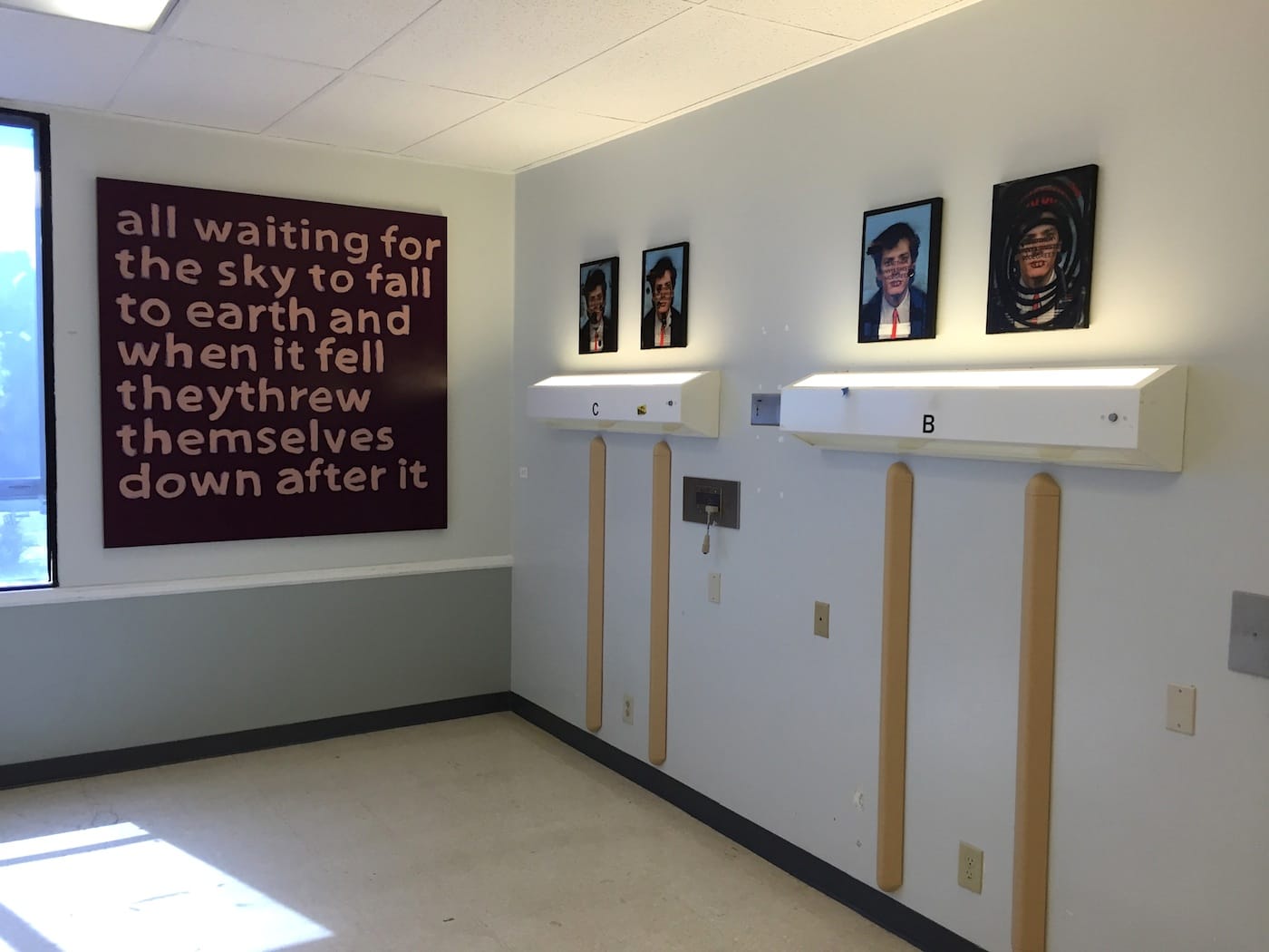 Work by Daniel Joseph Martinez and Mark Verabioff.