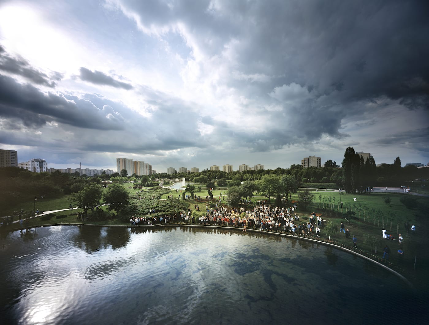 View of Bródno Sculpture Park