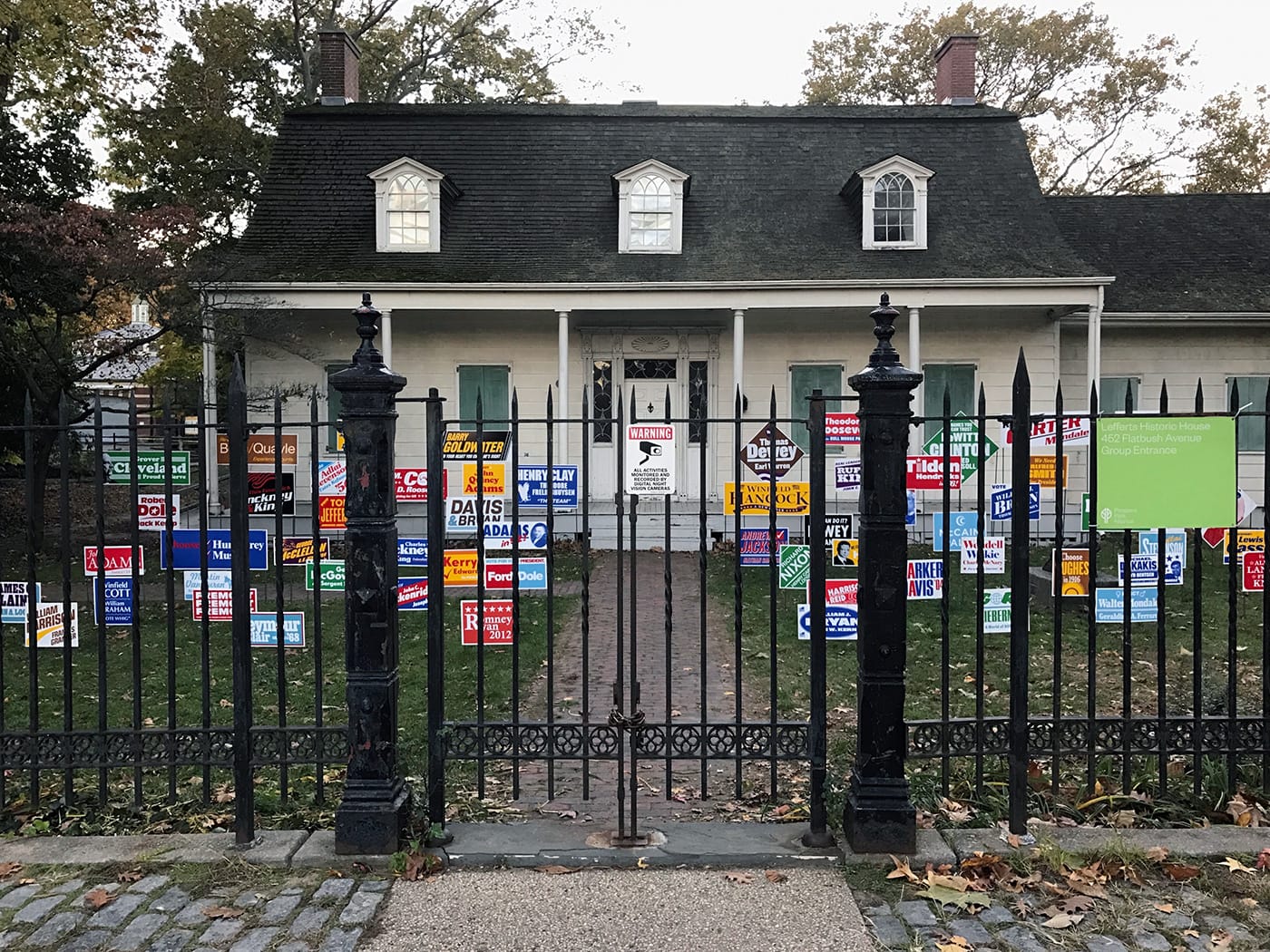 How most people will see the work from the street