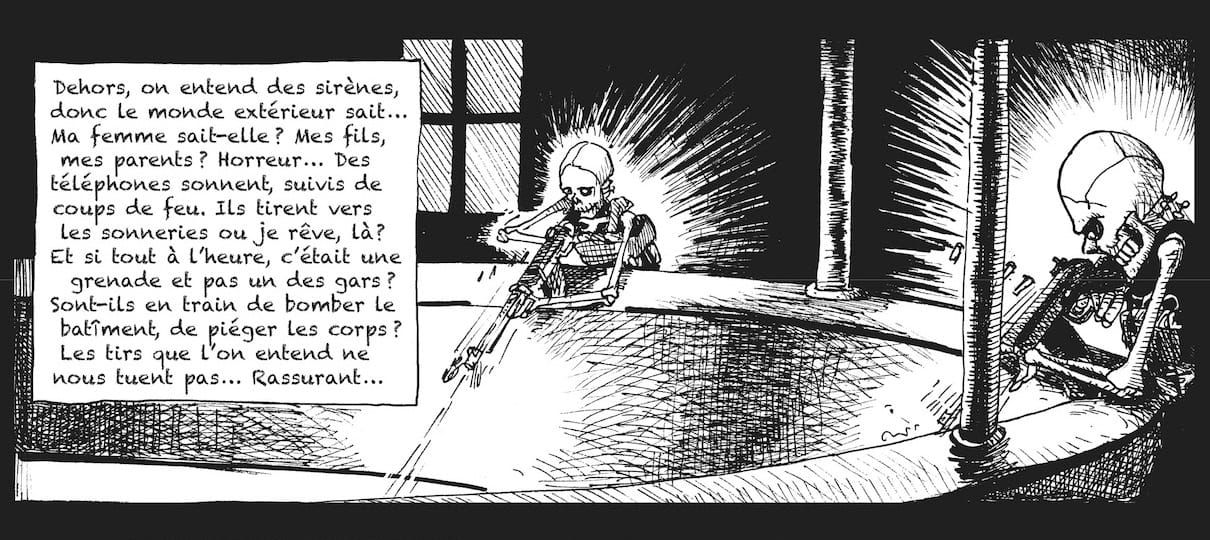 An excerpt from Fred Dewilde's <em>Mon Bataclan</em> (courtesy the artist and Lemieux Éditeur)