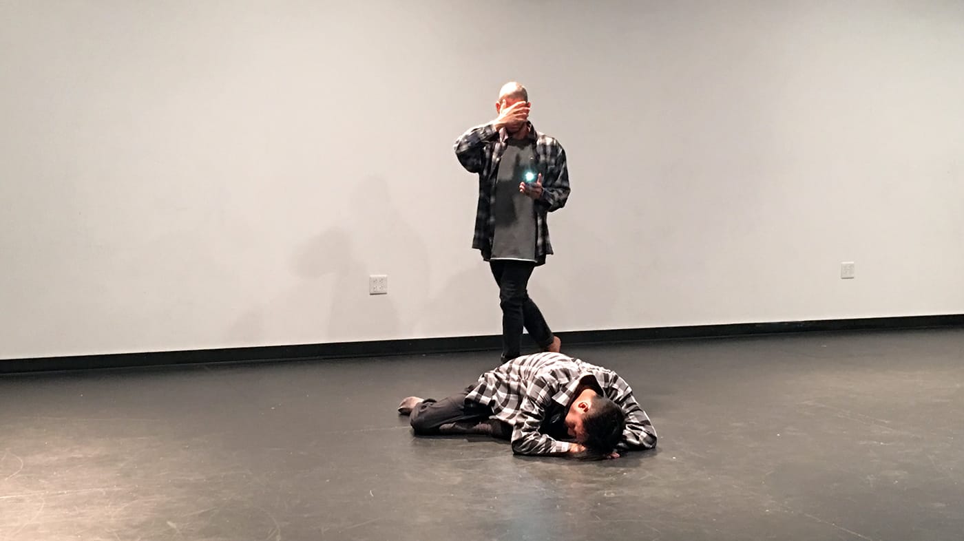 Cast members of the Commons Choir during a rehearsal of BROOKLYN REZOUND at BRIC, November 2016.