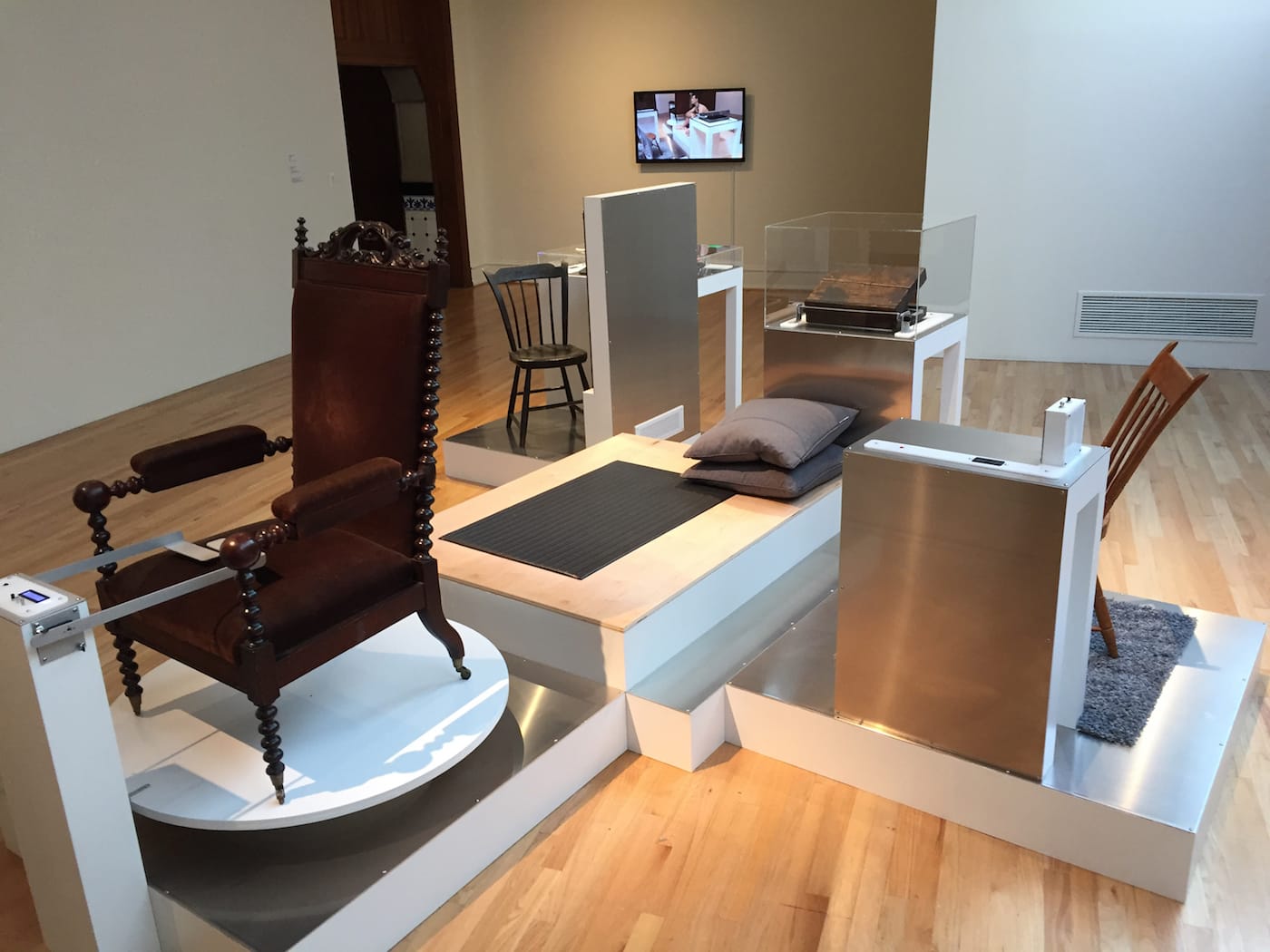 Installation view of 'Fernando Orellana: His Study of Life' (courtesy PAFA)