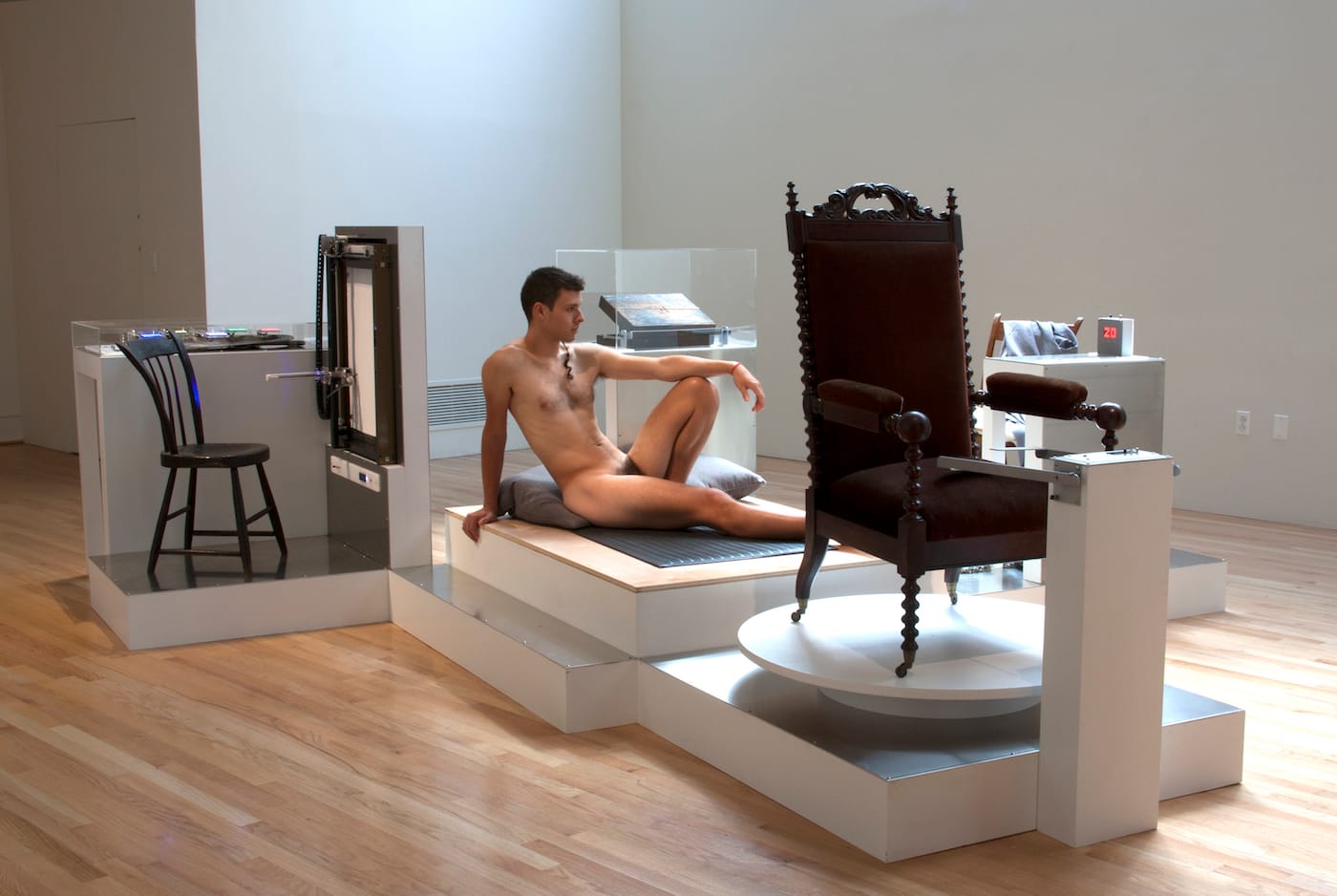 Installation view of 'Fernando Orellana: His Study of Life' (courtesy PAFA)