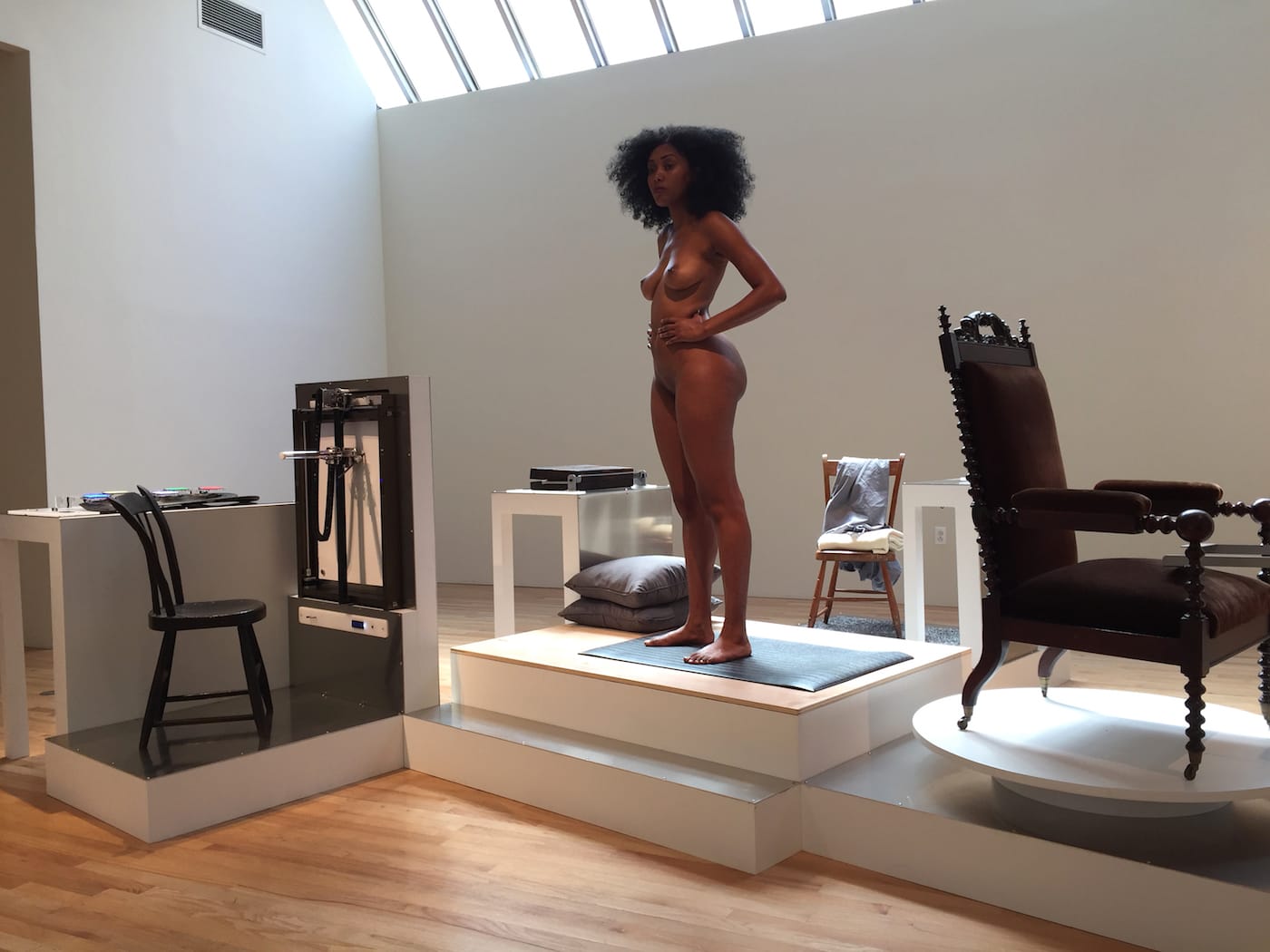 Installation view of 'Fernando Orellana: His Study of Life' (courtesy PAFA)