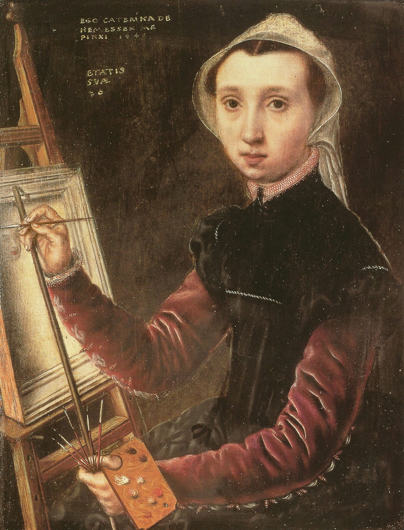 Catharina van Hemessen, "Self-portrait" (1548)