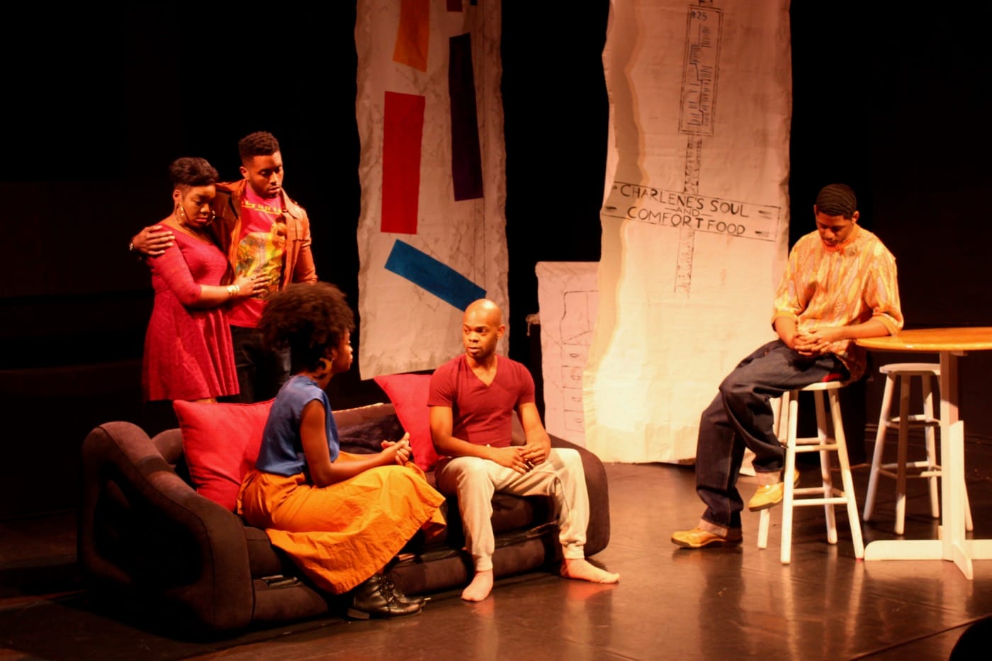 A still image from the performance of "My Brother's a Keeper" November 12 at the Bronx Academy of Arts and Dance.