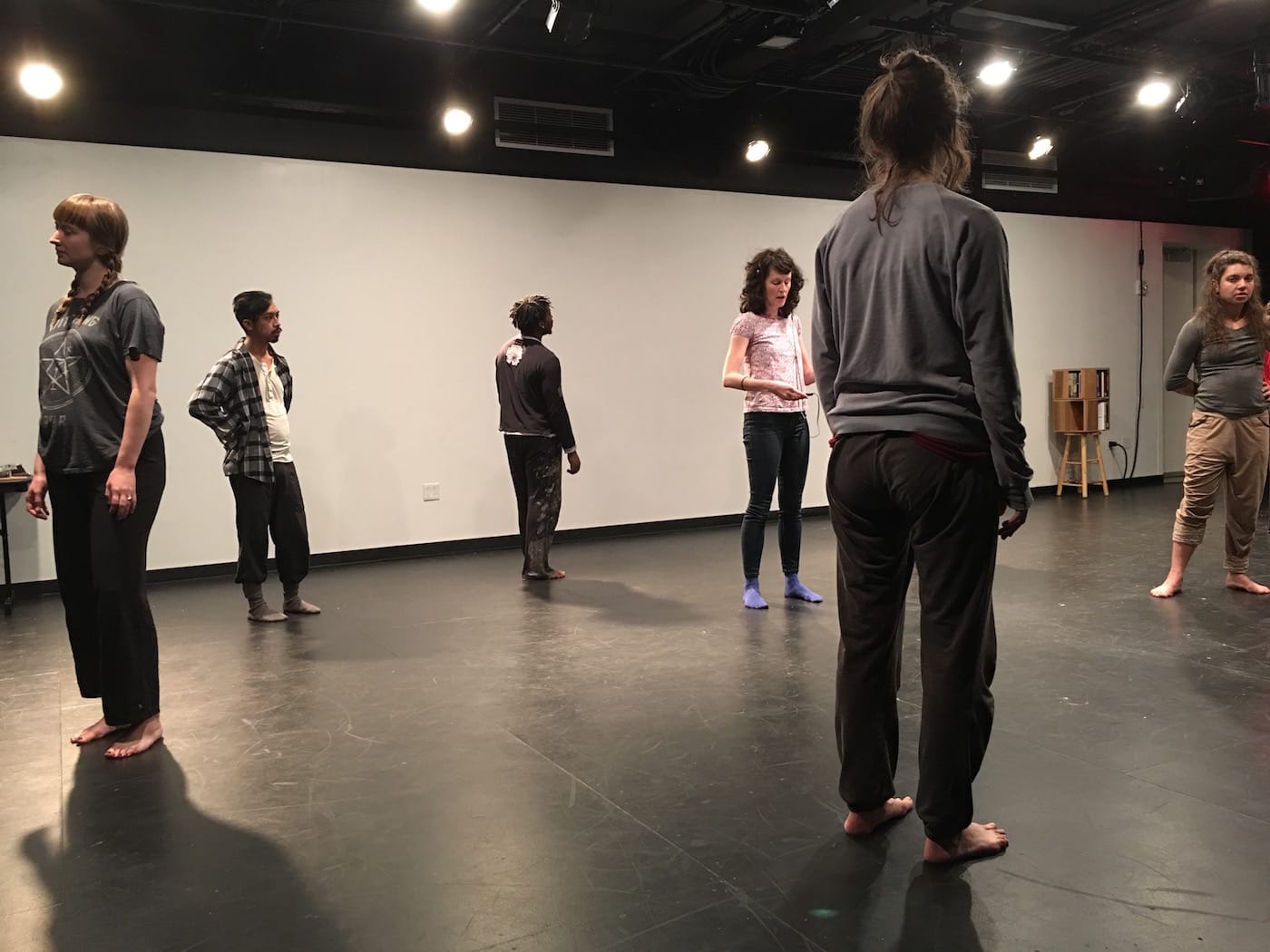 Cast members of the Commons Choir during a rehearsal of 'BROOKLYN REZOUND' at BRIC