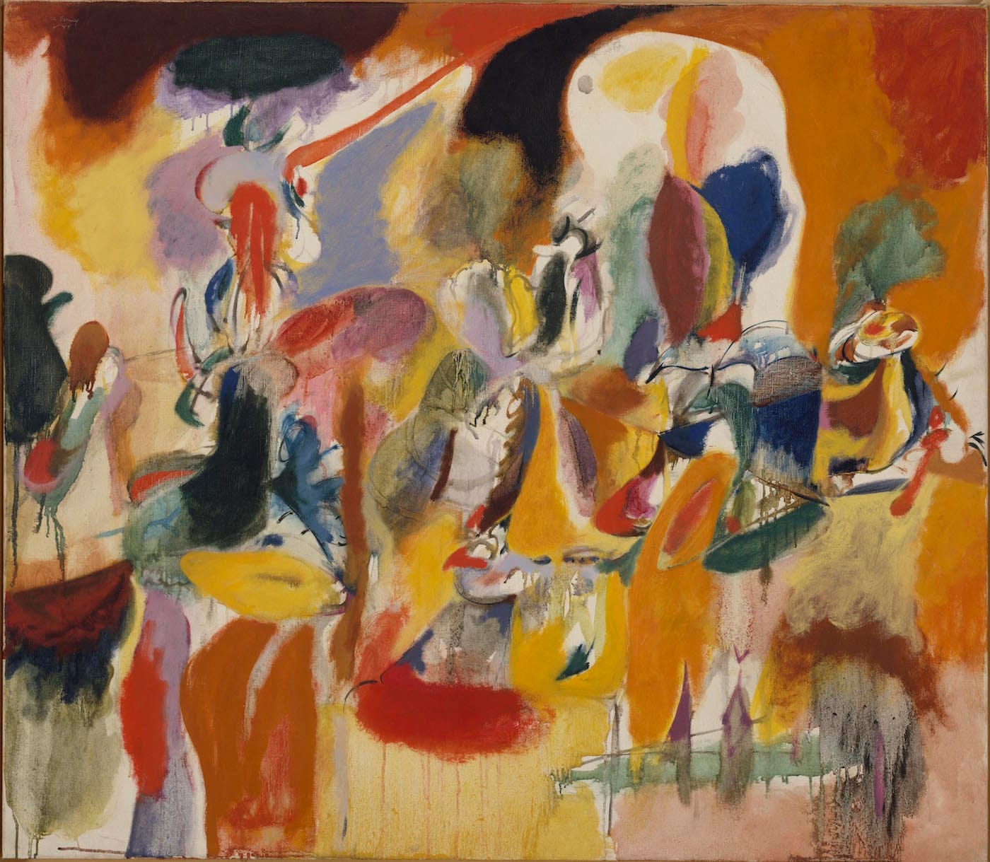 Arshile Gorky, "Water of the Flowery Mill" (1944), oil on canvas, 107.3 x 123.8 cm, The Metropolitan Museum of Art, New York (© ARS, NY and DACS, London 2016; Digital image © 2016 The Metropolitan Museum of Art/Art Resource/Scala, Florence)