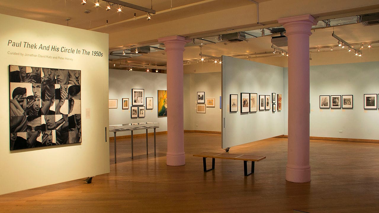 nterior of the Leslie Lohman Museum Paul Thek Exhibition