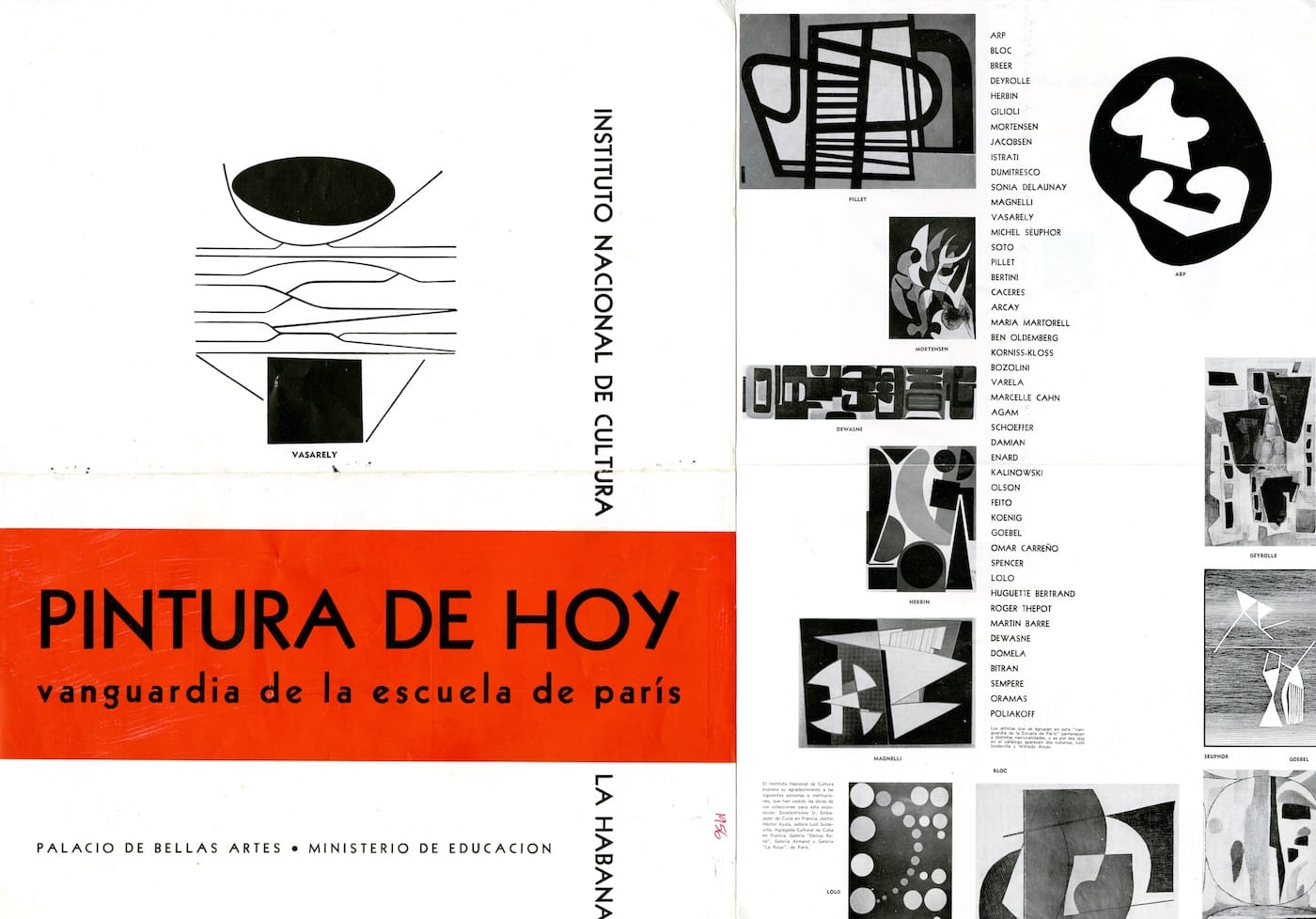Exhibition brochure for (archival document scanned by the author)