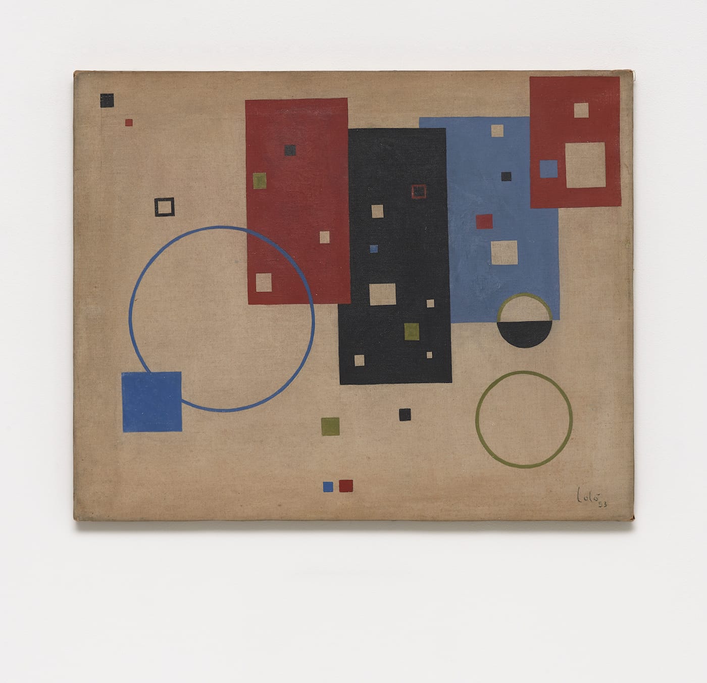 Loló Soldevilla, "Untitled" (1953), oil on canvas, 16 x 20 in (courtesy David Zwirner, New York/London and Arevalo Gallery)