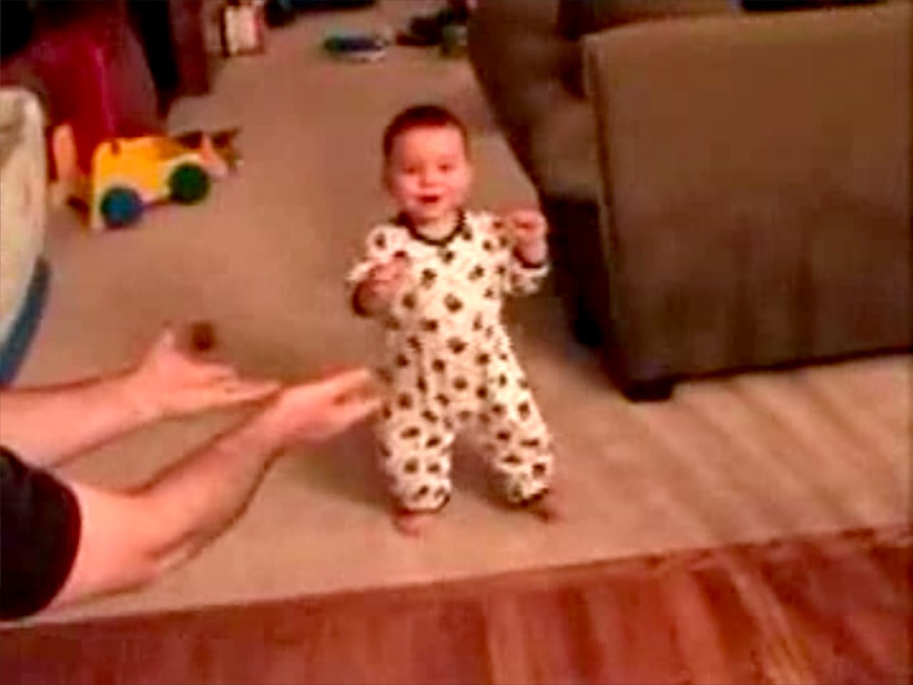 Guthrie Lonergan. "Babies' First Steps" (still) (2005). Video, 4:07 (via honorfraser.com)