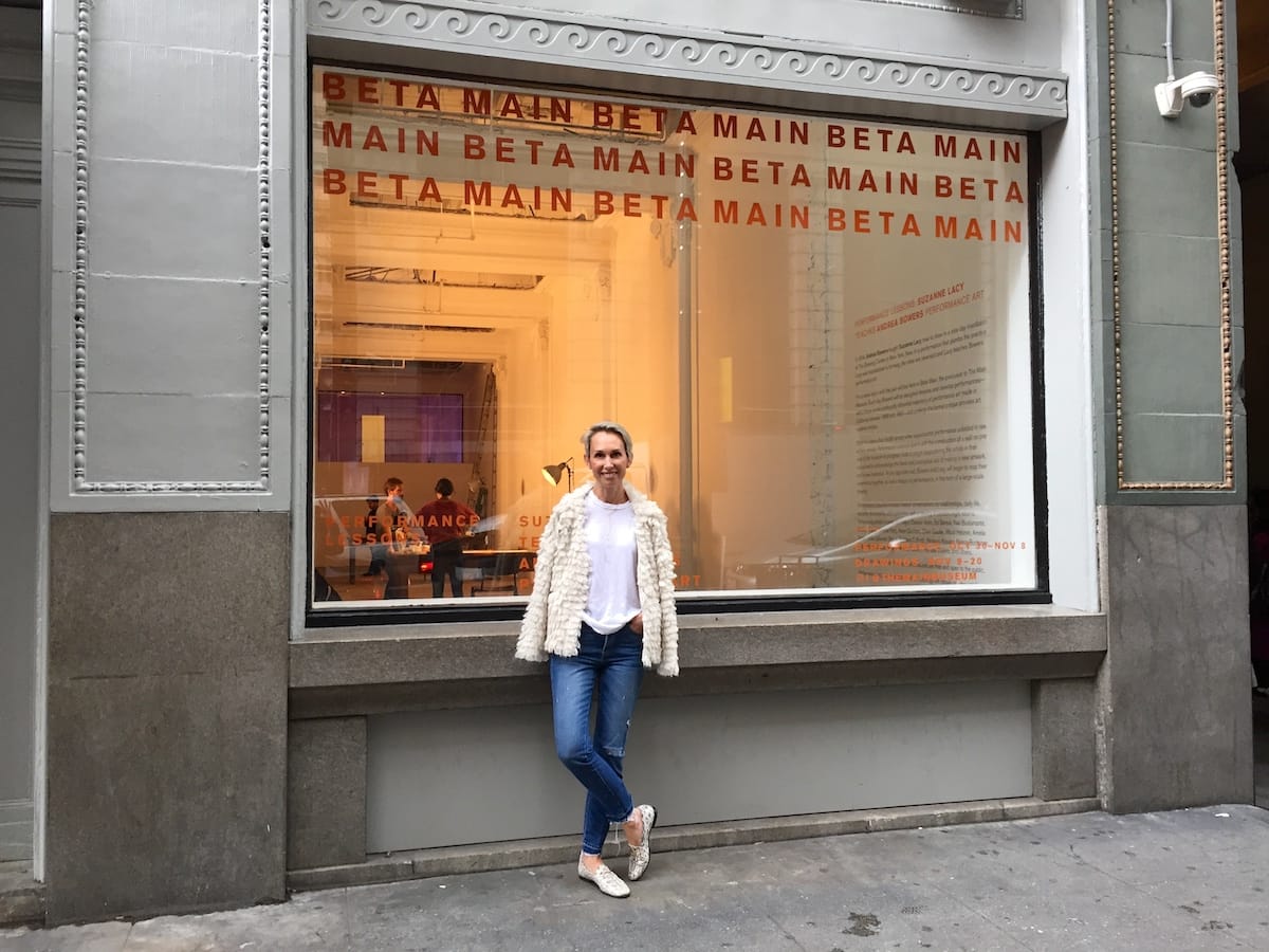 Director Allison Agsten in front of the Main Museum.