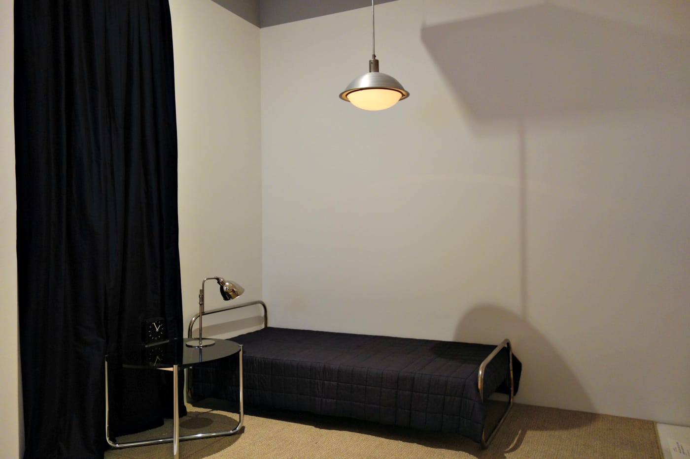 Installation view of How Should We Live? Propositions for the Modern Interior at the Museum of Modern Art (photo by the author for Hyperallergic)