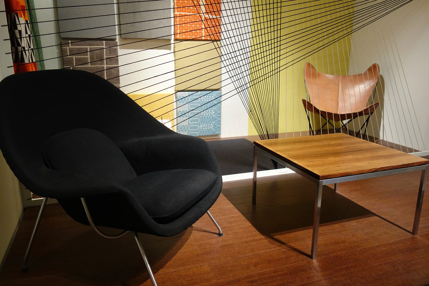 Installation view of How Should We Live? Propositions for the Modern Interior at the Museum of Modern Art (photo by the author for Hyperallergic)