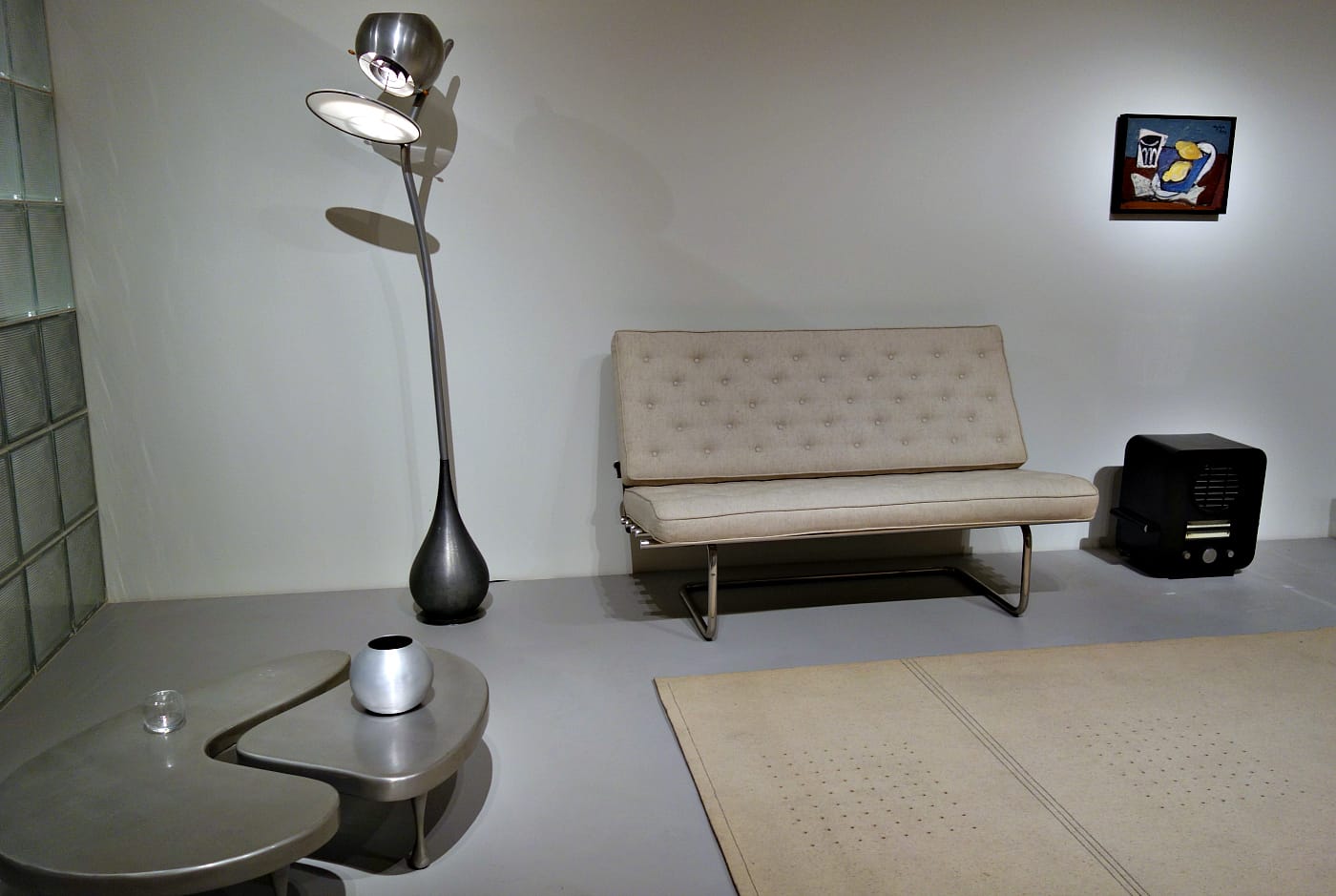 Installation view of How Should We Live? Propositions for the Modern Interior at the Museum of Modern Art (photo by the author for Hyperallergic)